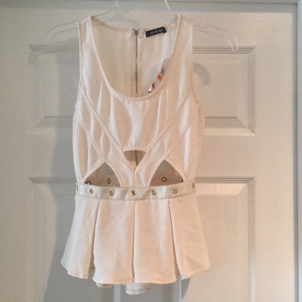 Cream top from Macy's